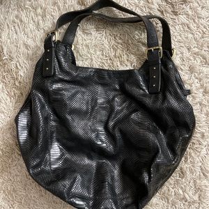 Cynthia Vincent leather hobo bag